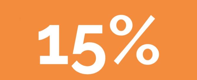 Orange background with white text stating: "Intimate partner violence cases account for 15% of violent crimes. Get help through Boston services today.