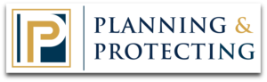 P&P Logo Logo with the letters "P&P" in a square on the left and the words "Planning & Protecting" in blue and gold on the right, embodying a commitment to meticulous preparation for walking events, whether you plan to walk in Boston or anywhere else.